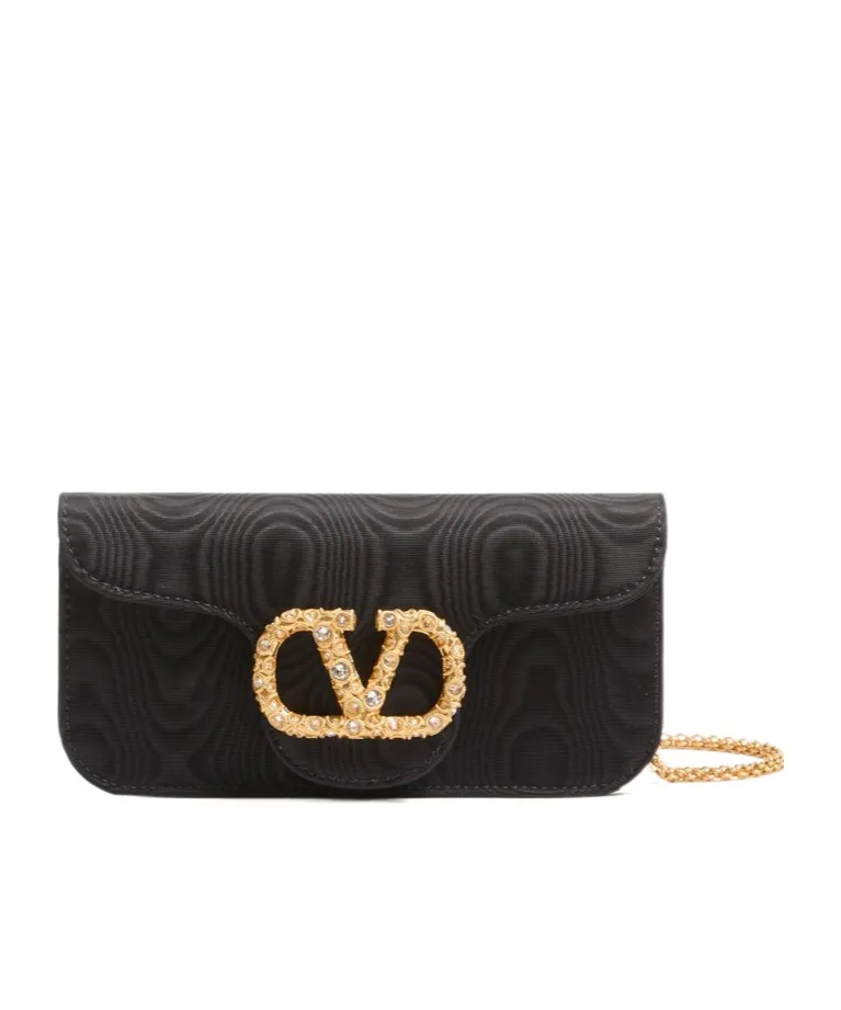 Locò Vlogo Signature Foldover Top Clutch Bag