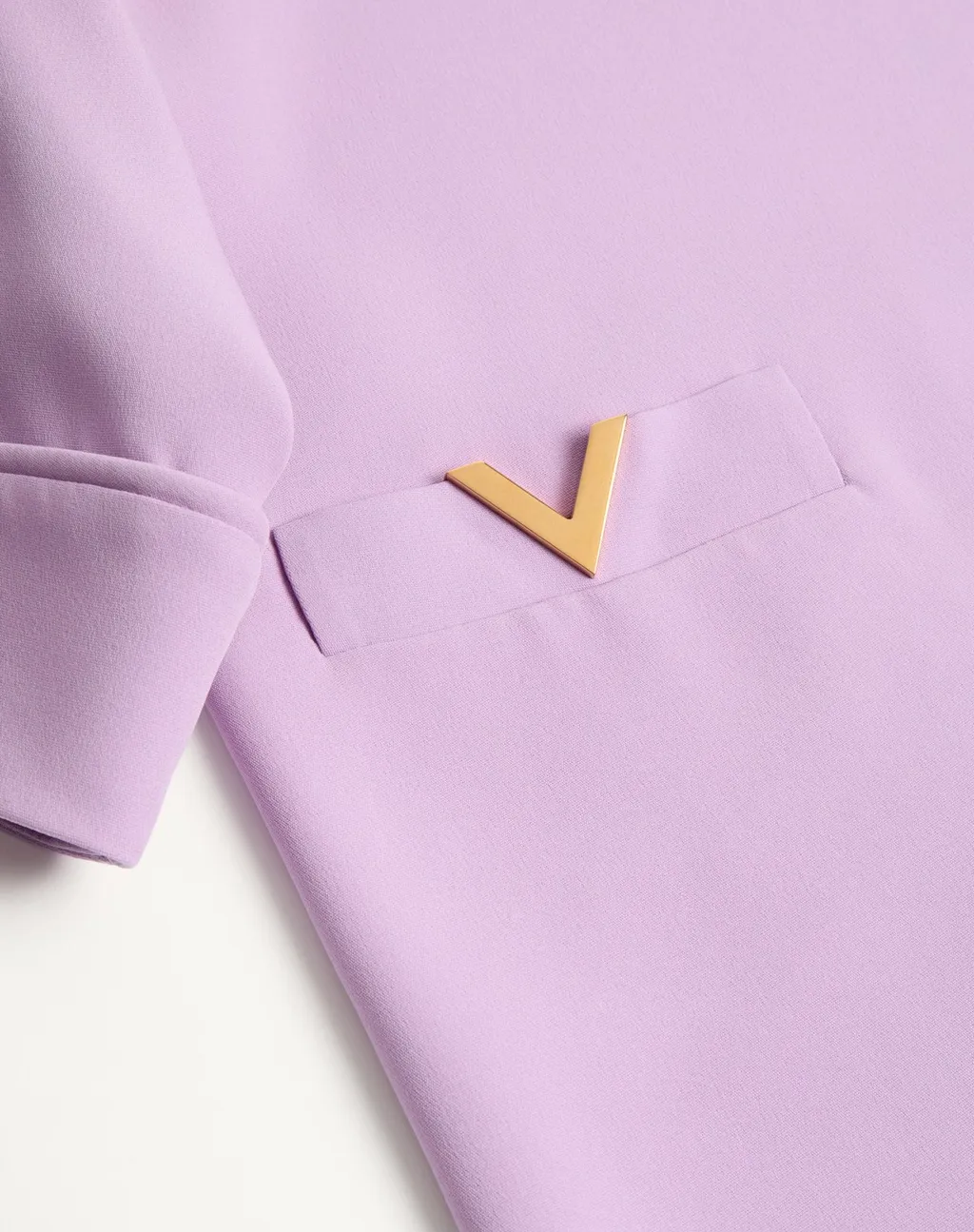 V-Detailed Mini Dress