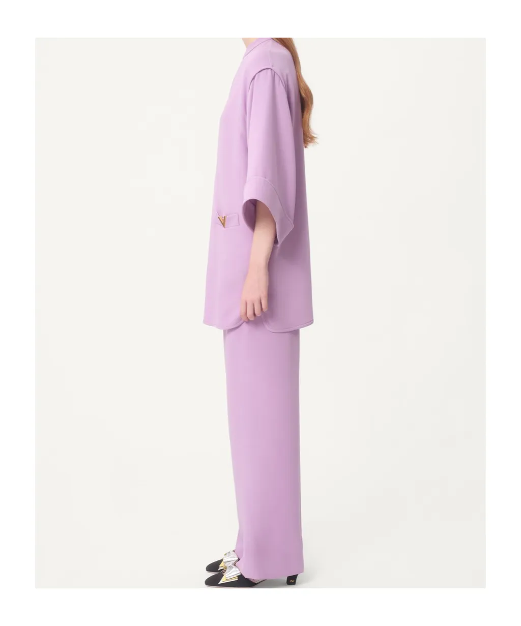V-Detailed Mini Dress