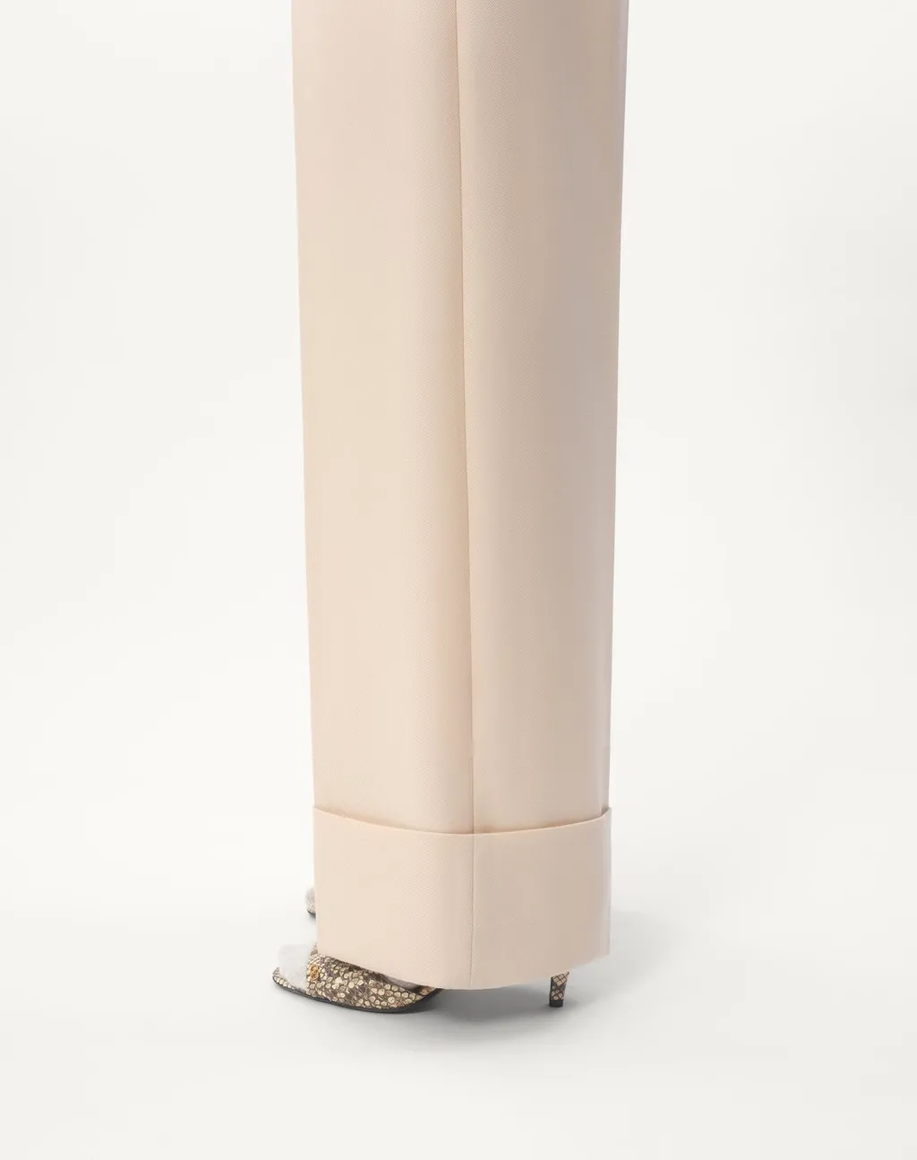 Diagonal Dry Wool Trousers