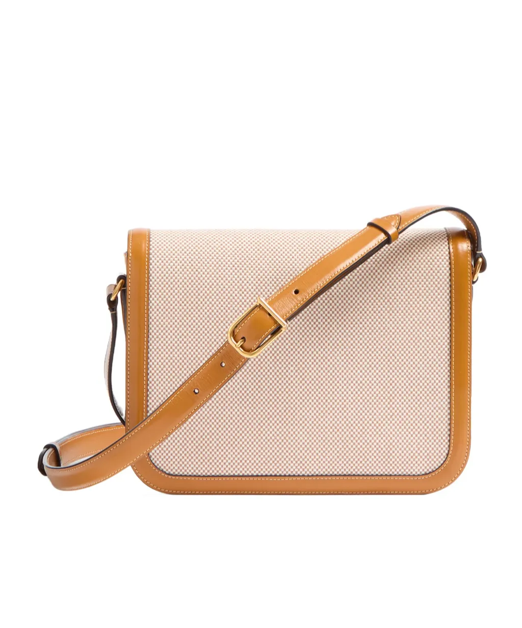 Vlogo Signature Foldover Top Shoulder Bag