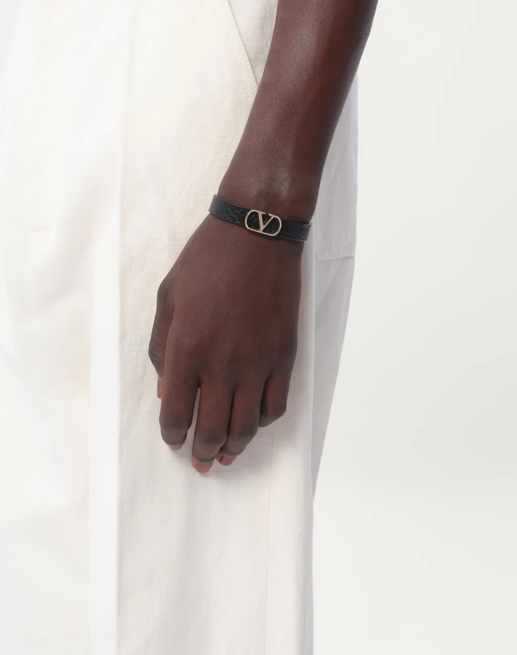 Vlogo Signature Buckled Bracelet
