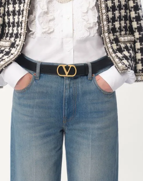 Vlogo Signature Buckled Belt