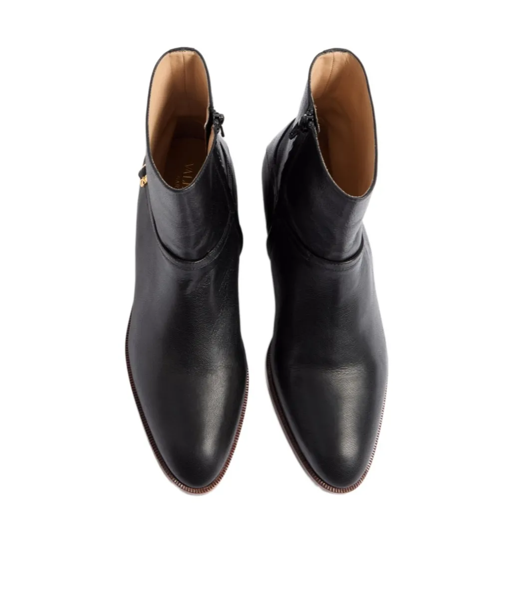 Pat Almond Toe Ankle Boots