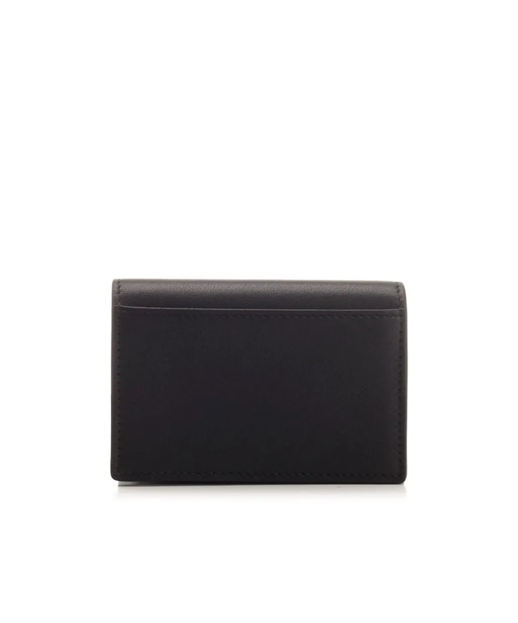Lacquered Logo Mini Wallet