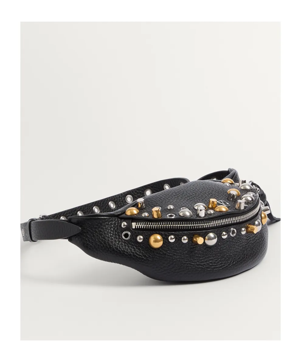 NellcÔTe Stud Embellished Zip-Up Belt Bag