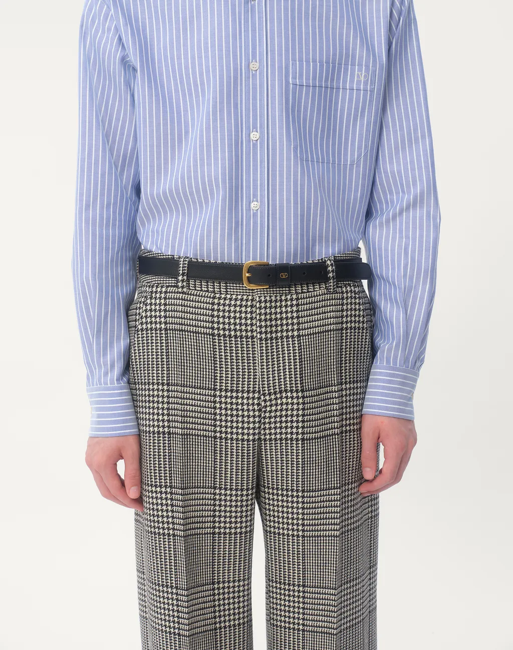 Vlogo Signature Buckled Belt