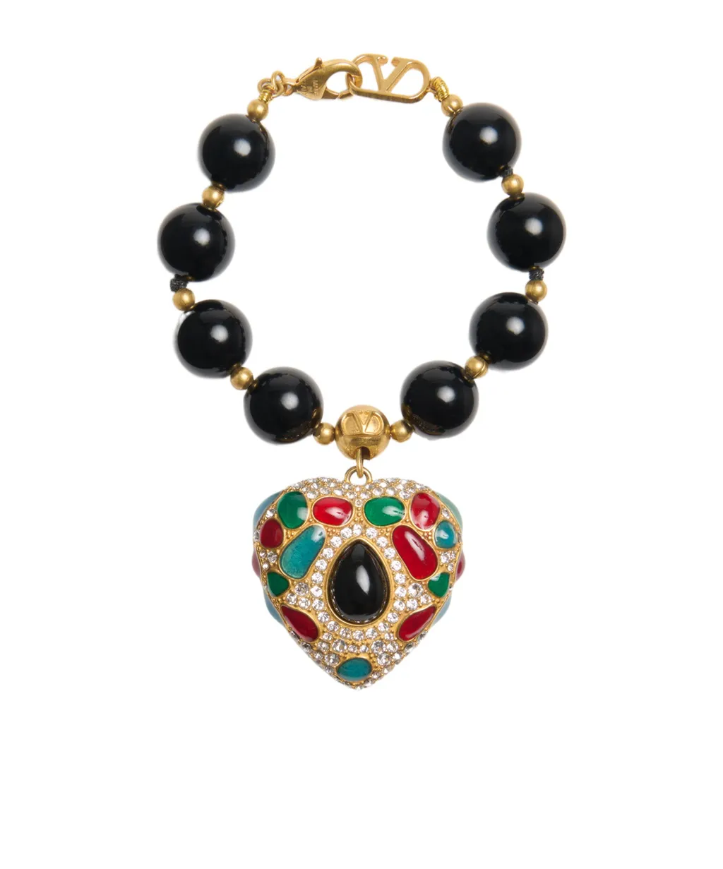 Coeur Royal Bracelet In Metal, Resin, Enamel And Swarovski® Crystals