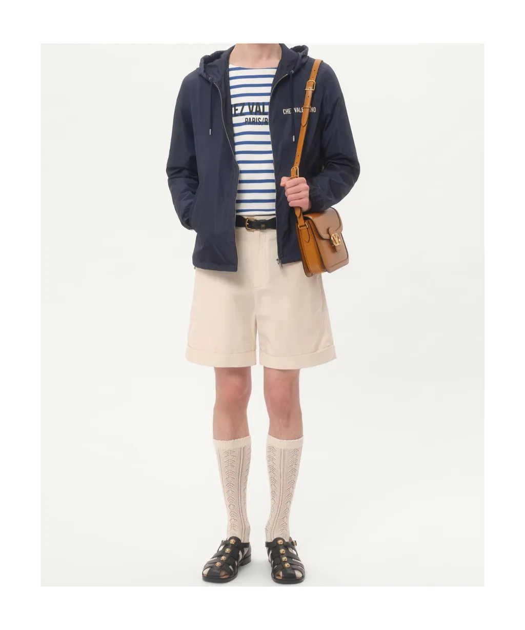 Zip-Up Drawstring Jacket