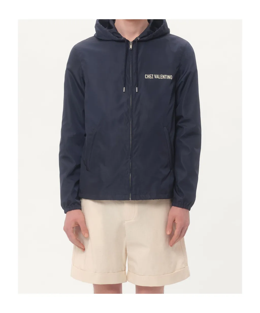 Zip-Up Drawstring Jacket