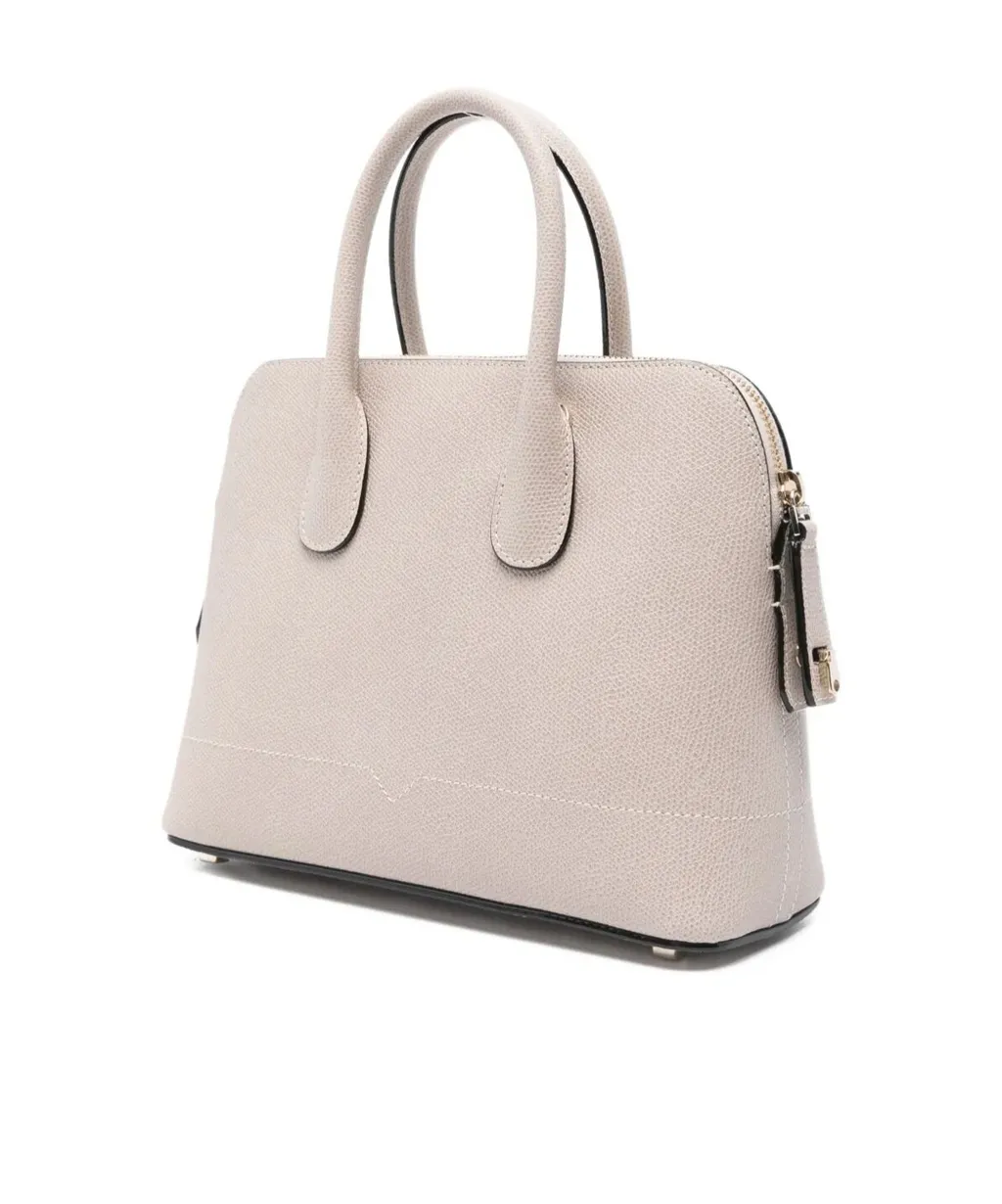 Mylogo Leather Tote Bag
