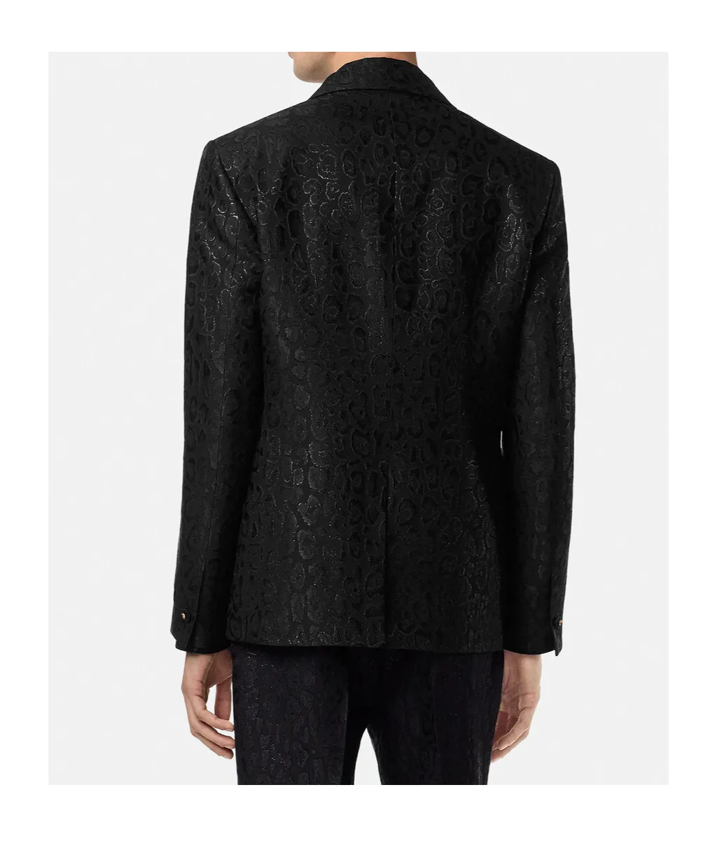 Logo Patch Single-Breasted Blazer