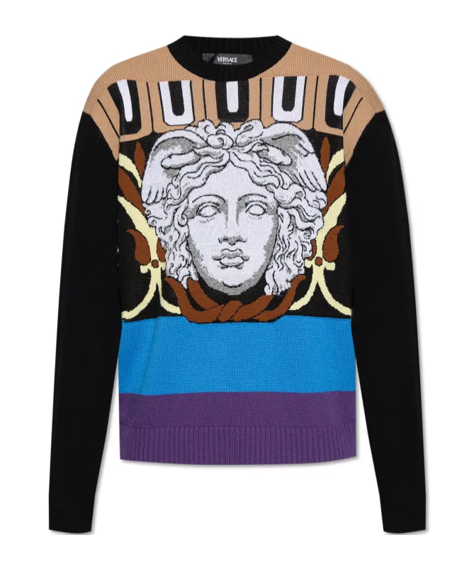 Medusa Head Wool Sweater