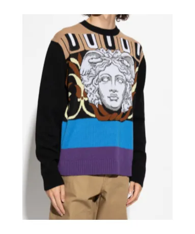 Medusa Head Wool Sweater
