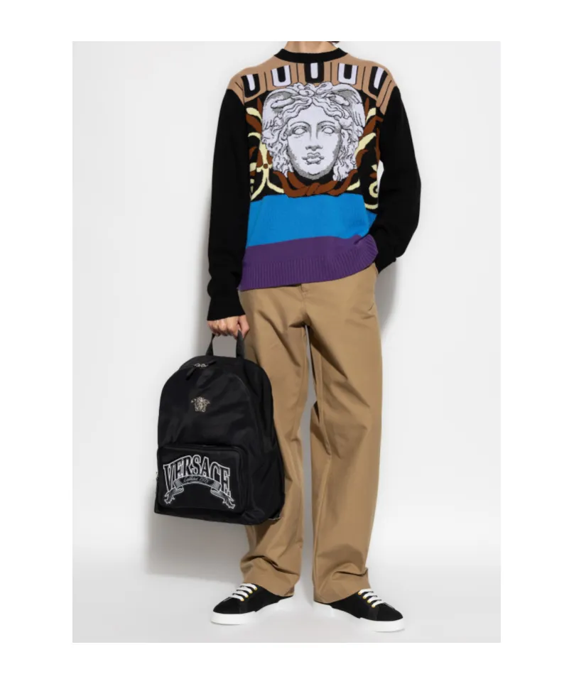 Medusa Head Wool Sweater