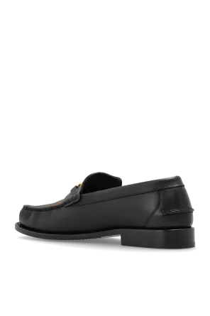 Medusa-Head Leather Loafers