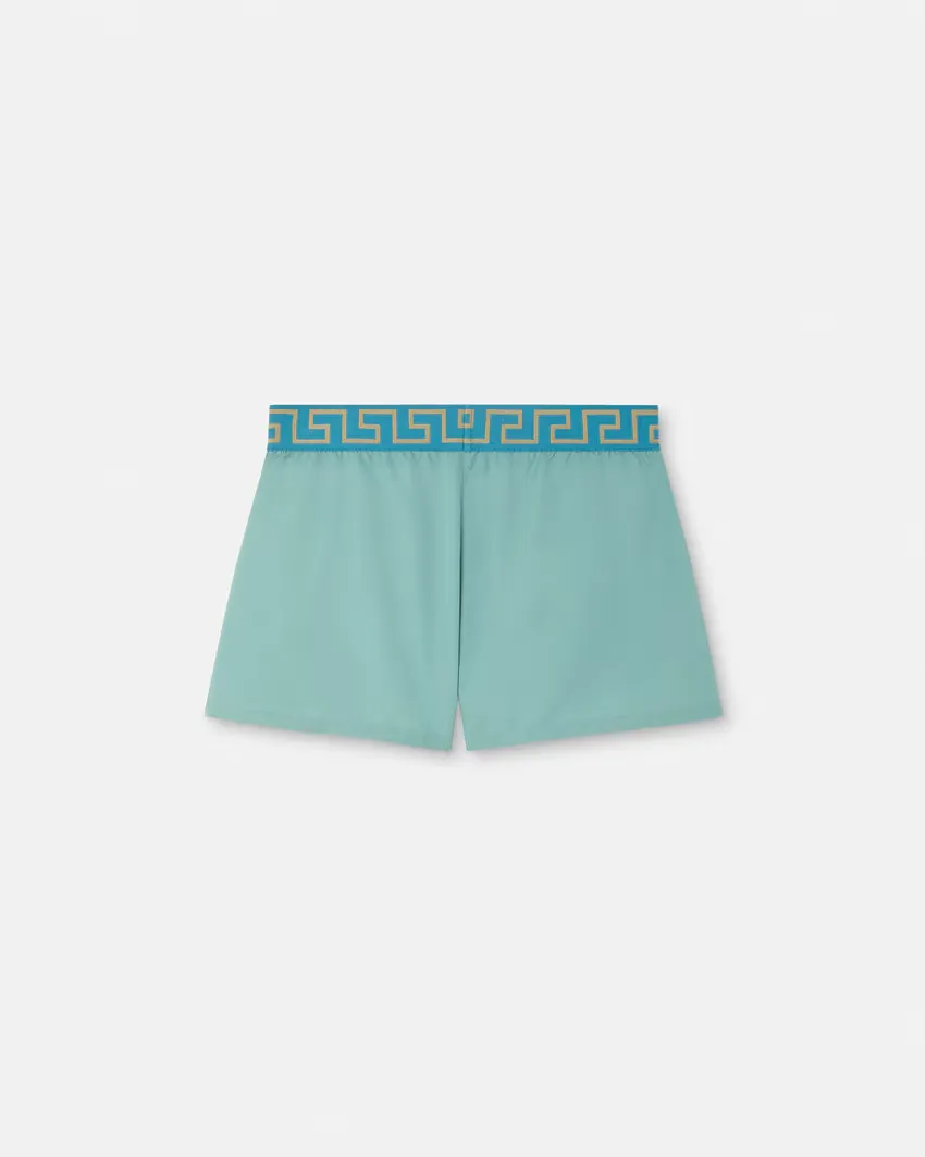 Elastic Waist Swim Shorts