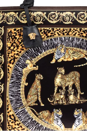 Animal-Print Baroque Tote Bag