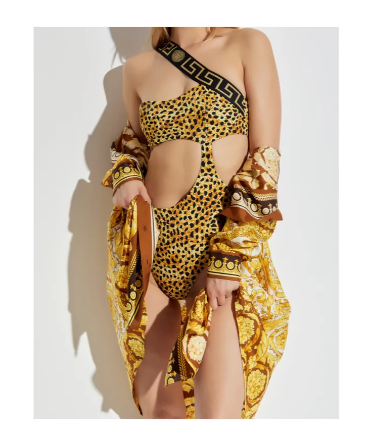Greca Border Swimsuit