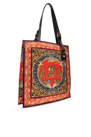 Animal-Print Baroque Tote Bag