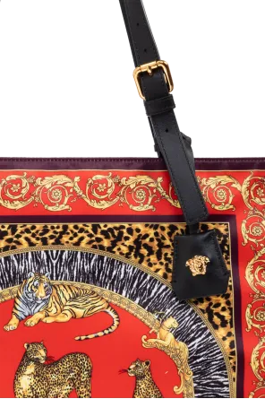 Animal-Print Baroque Tote Bag