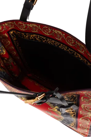 Animal-Print Baroque Tote Bag