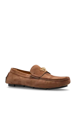 Medusa Leather Loafers