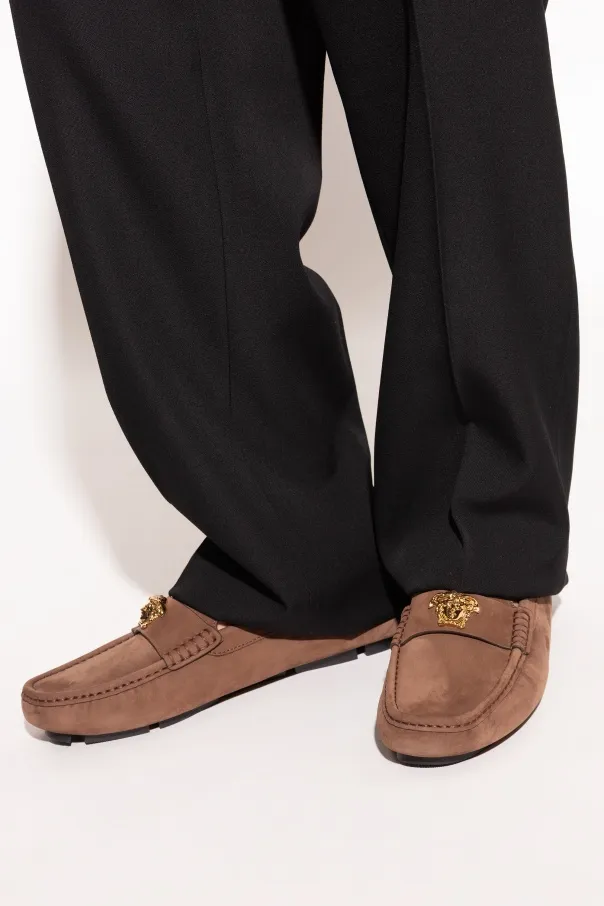 Medusa Leather Loafers