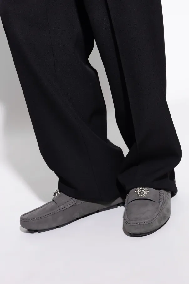 La Medusa-Embellished Loafers