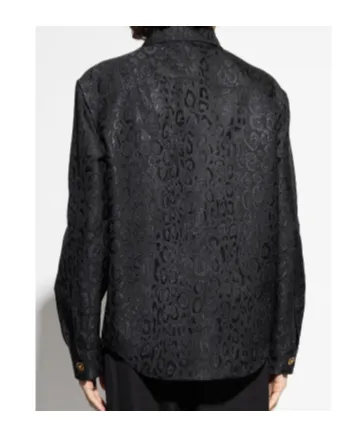 Leopard-Print Long-Sleeve Shirt