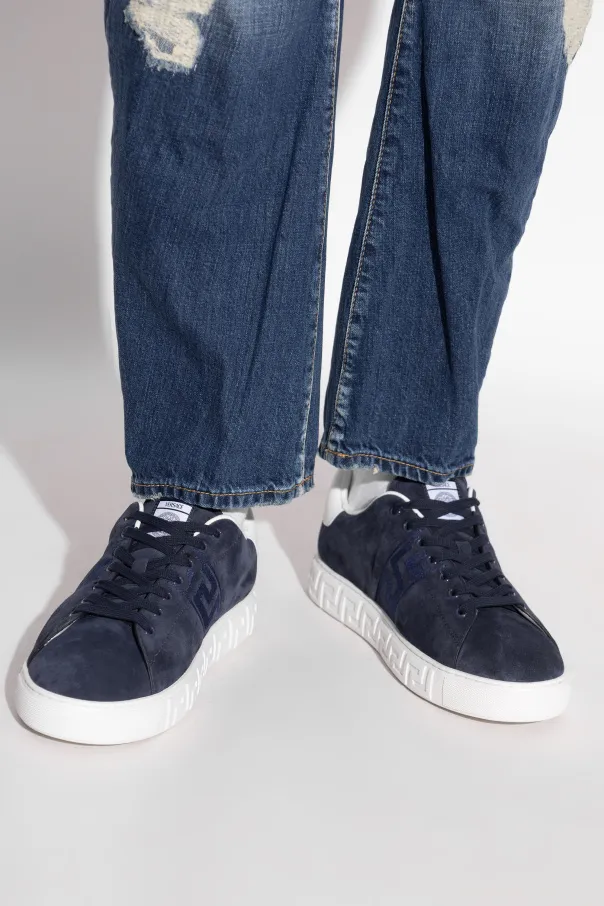 Greca Suede Sneakers