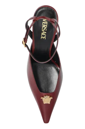 85Mm La Medusa Embellished Pointed-Toe Heeled Pumps