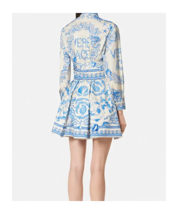 Underwater Barocco Shirt Dress
