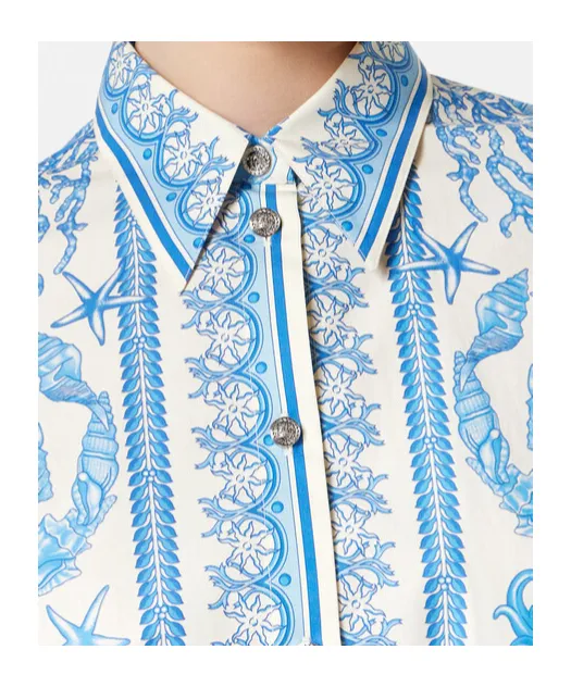 Underwater Barocco Shirt Dress