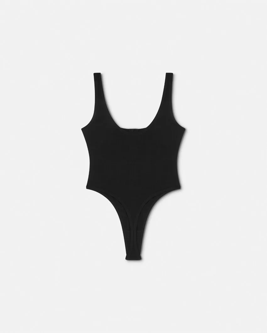 Logo Ribbed Bodysuit