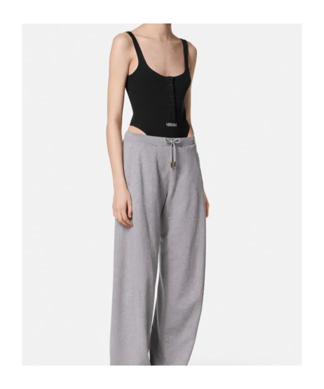 Logo Ribbed Bodysuit
