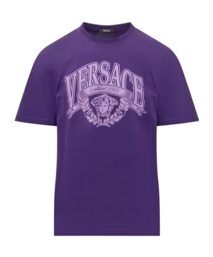 Medusa Head Printed Crewneck T-Shirt
