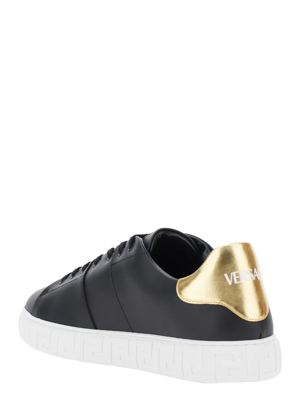 Round-Toe Lace-Up Sneakers