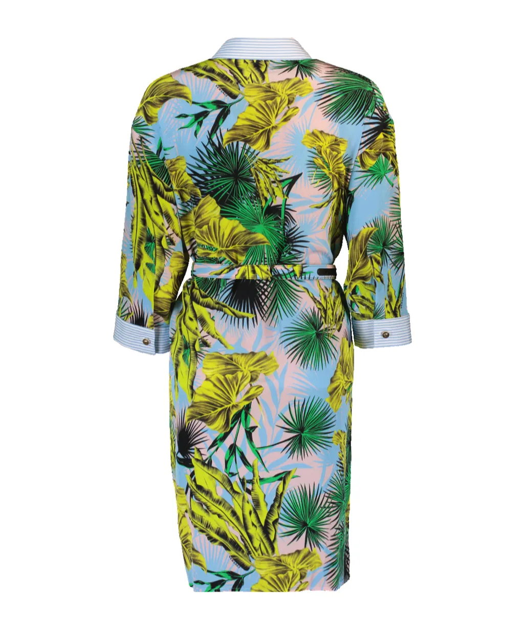 Palm Print Dress