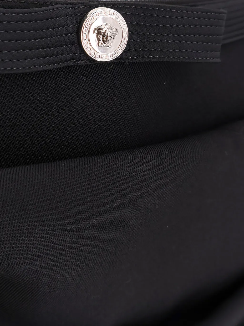 Bow-Detailed Draped Skirt