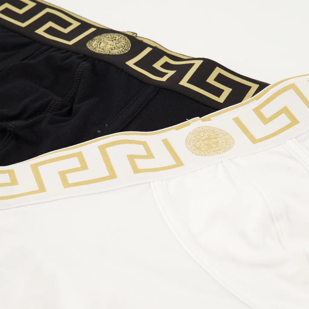 Two-Pack Logo-Waistband Boxers