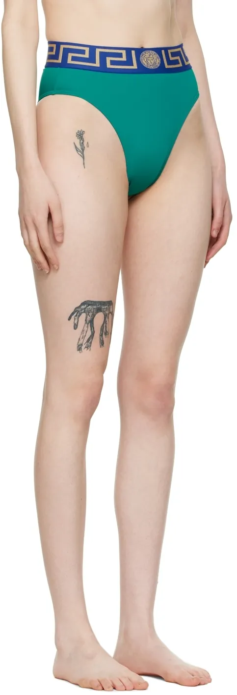 Logo High-Rise Swimsuit