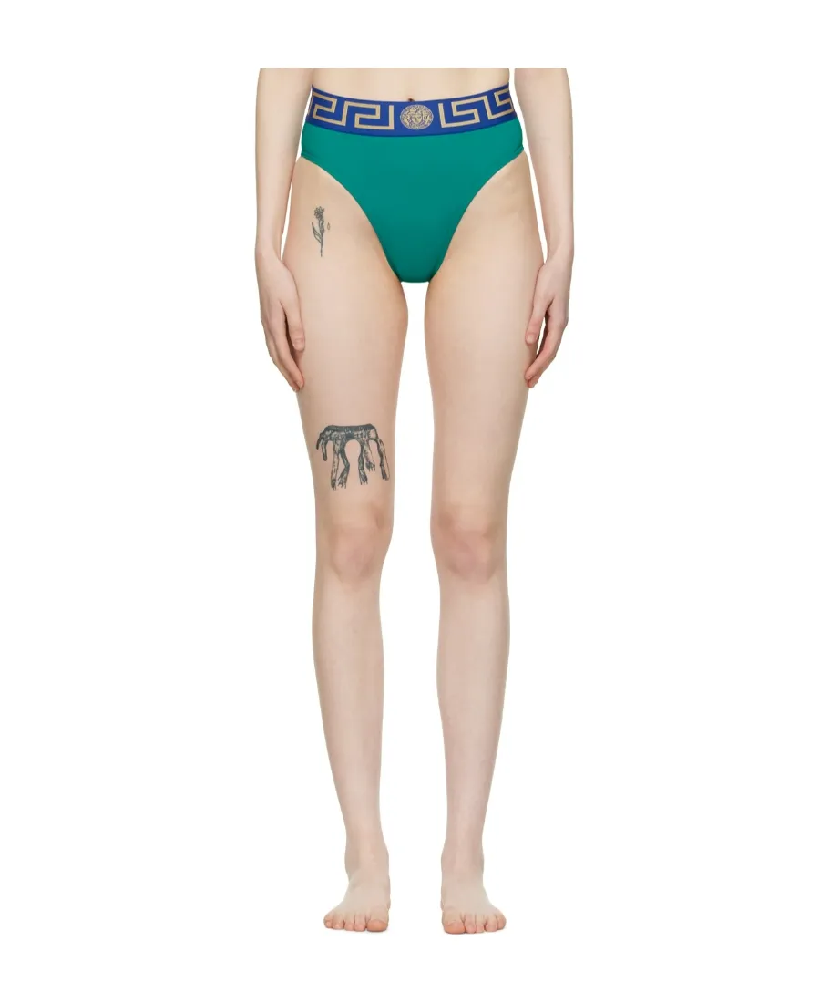 Logo High-Rise Swimsuit
