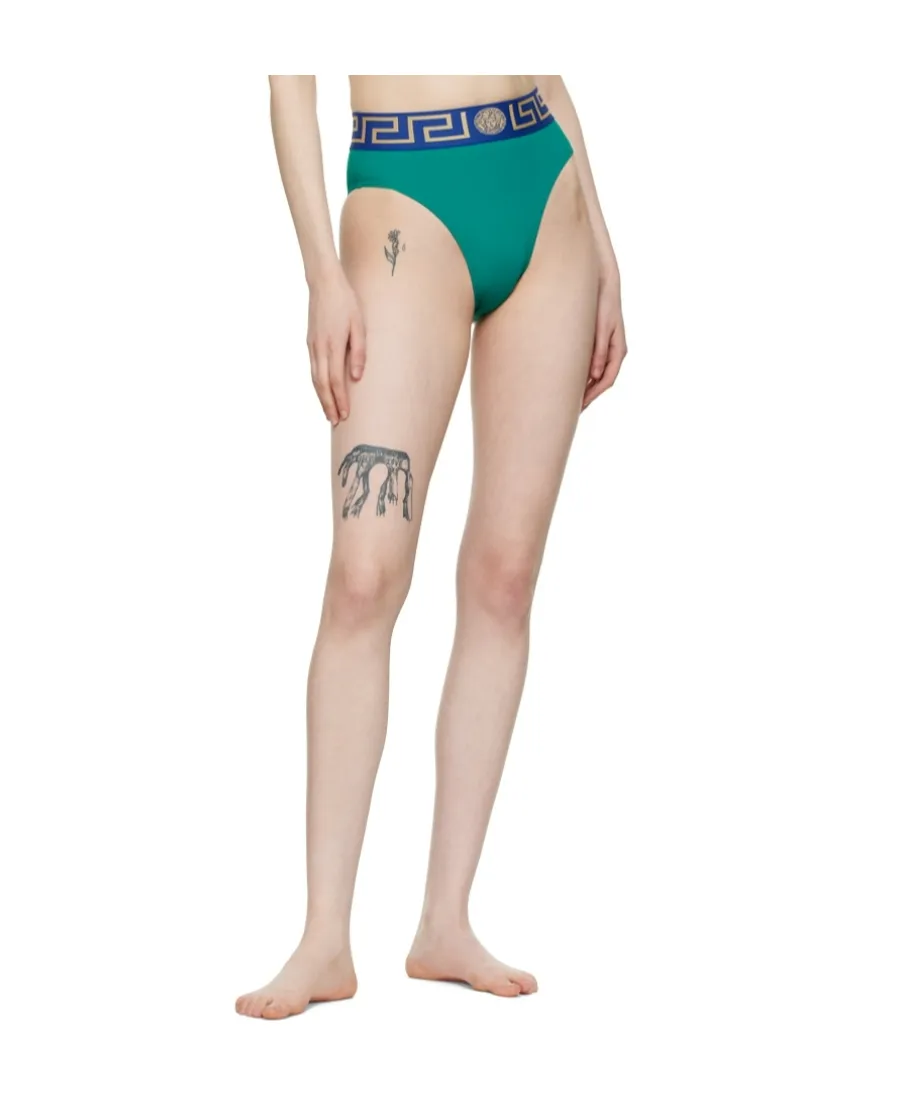 Logo High-Rise Swimsuit