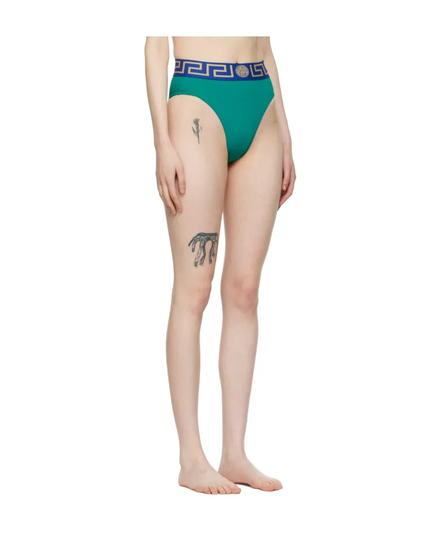 Logo High-Rise Swimsuit