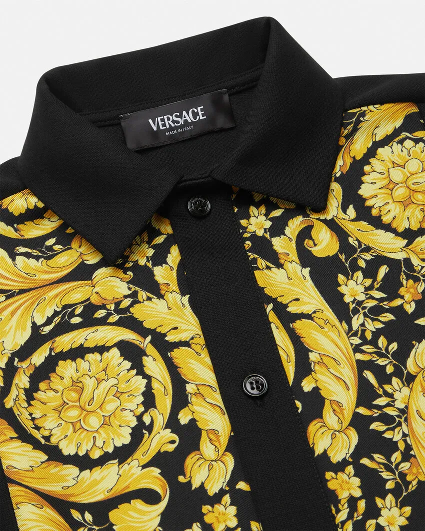 Barocco Printed Straight Hem Shirt