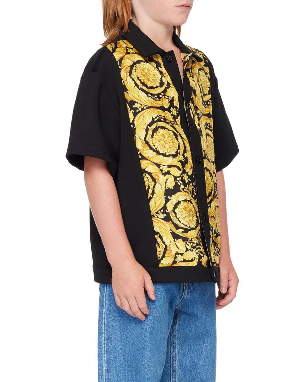 Barocco Printed Straight Hem Shirt