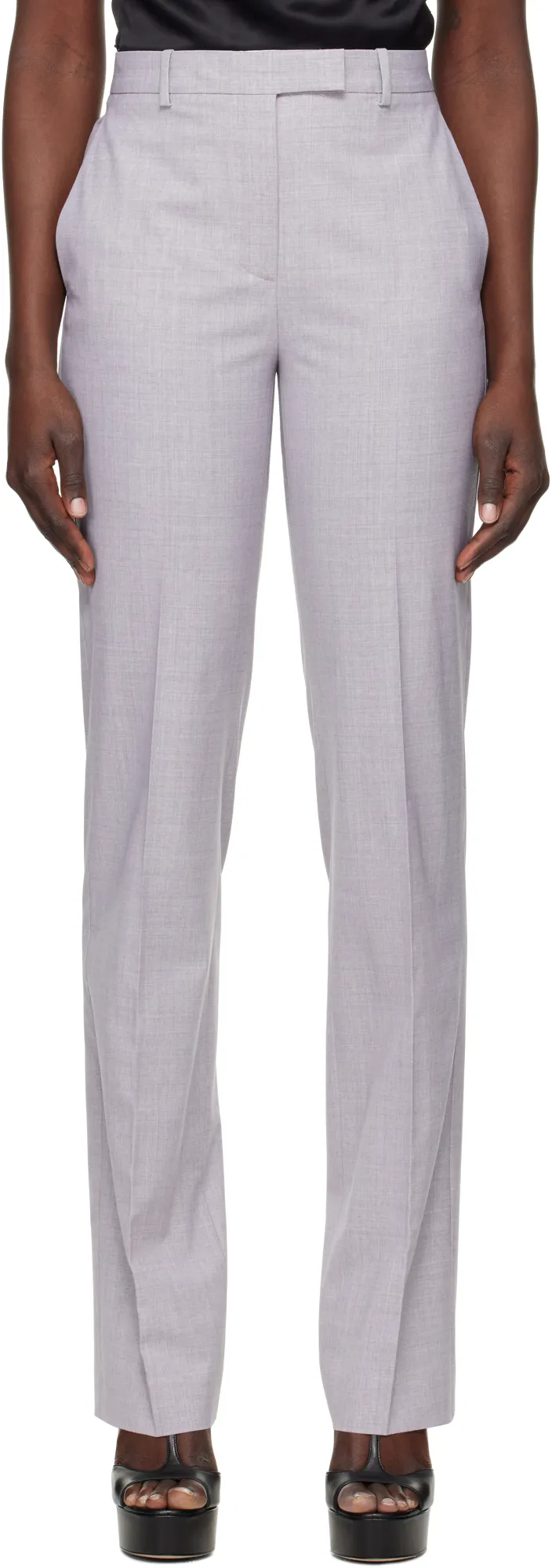 Tailored Straight-Leg Trousers