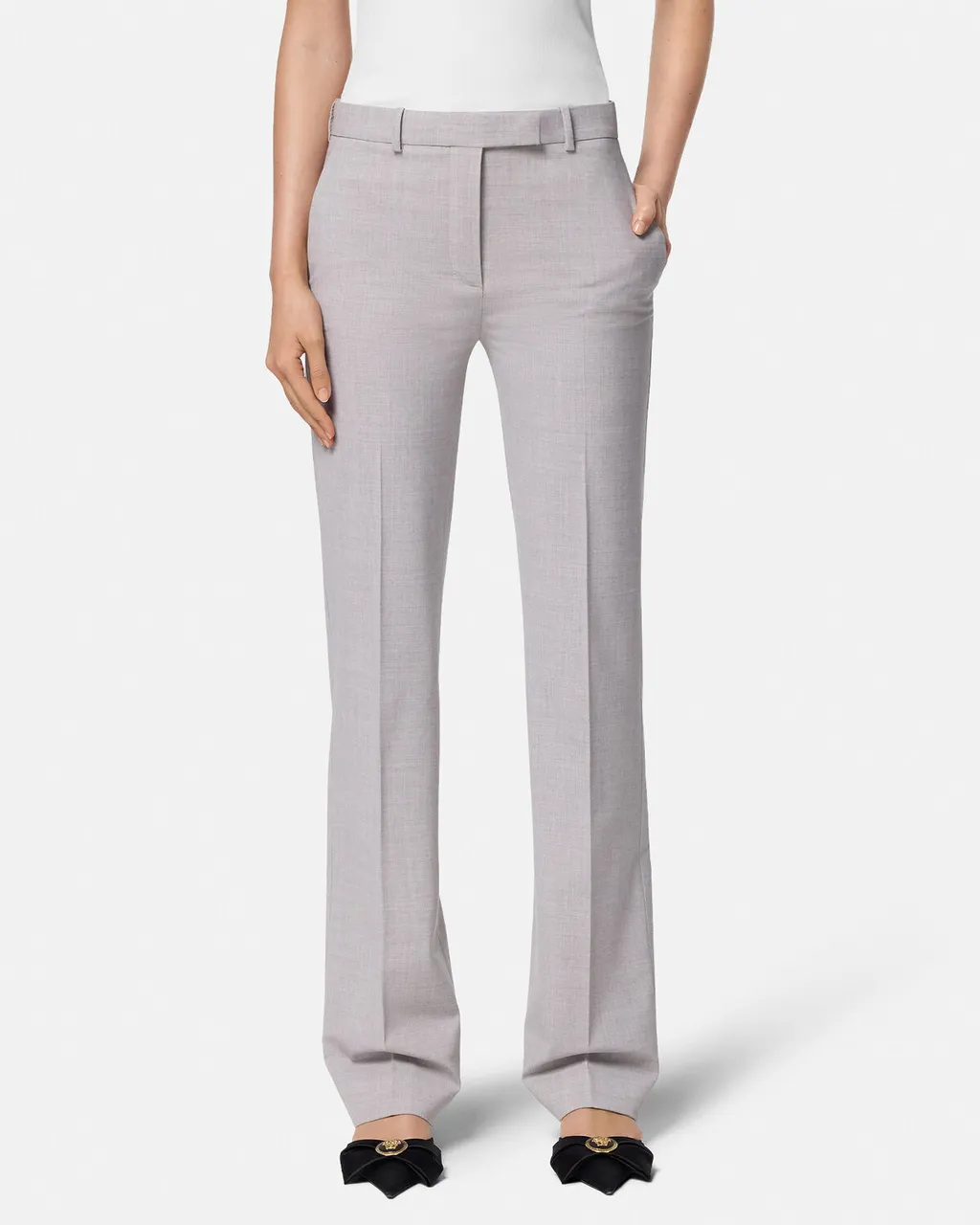 Tailored Straight-Leg Trousers