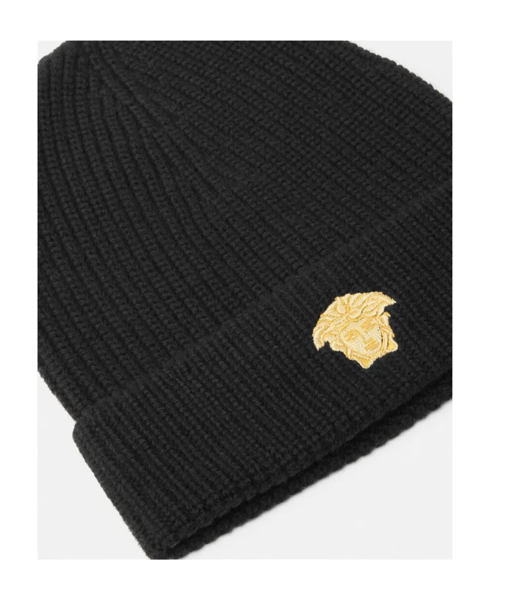 Logo Embroidered Knitted Beanie